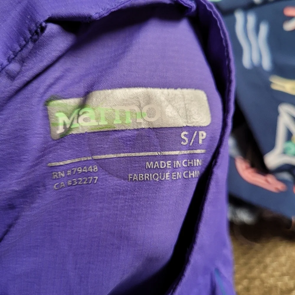 Marmot purple windbreaker